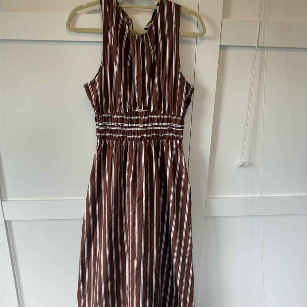 Faithfull the brand brown dress